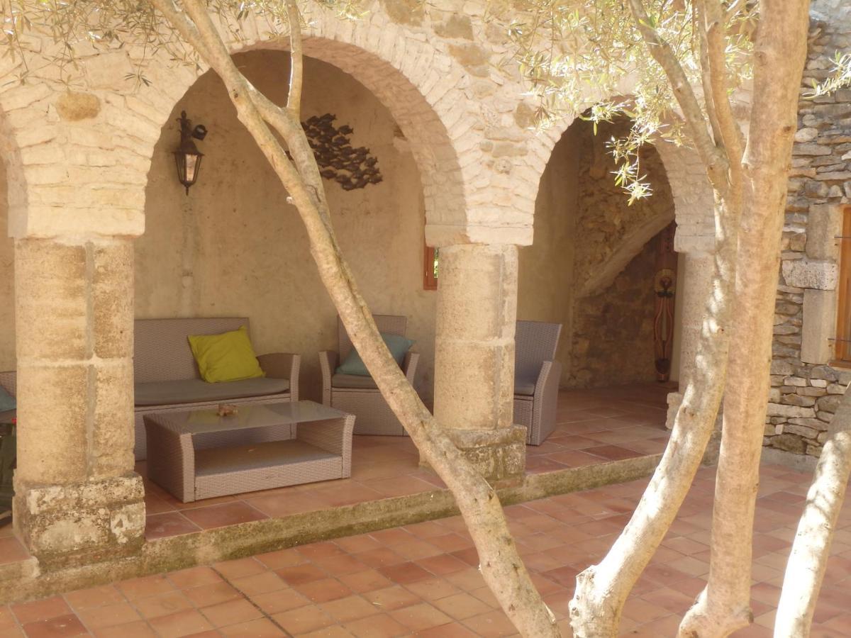 Hotel Le Prieure D'Orniols Goudargues Exterior foto